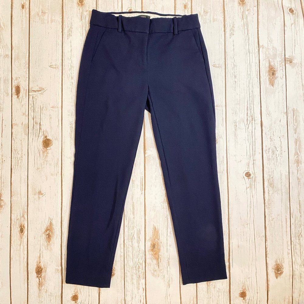 J.Crew Cameron Slim Cropped Pant Navy Size 4